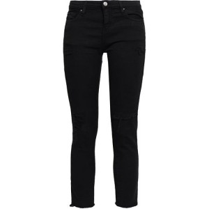 Jarod cropped distressed mid-rise slim-leg jeans