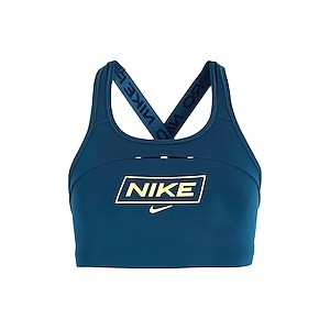 NIKE Nike Pro Dri-FIT Swoosh Womens Medium-Support Non-Padded Graphic Sports Bra