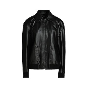 8 by YOOX LEATHER OVERSIZE BOMBER