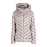 WOOLRICH CHEVRON QUILTED HOODED JACKET