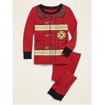 Unisex Firefighter Costume Pajama Set for Toddler & Baby Hot Deal