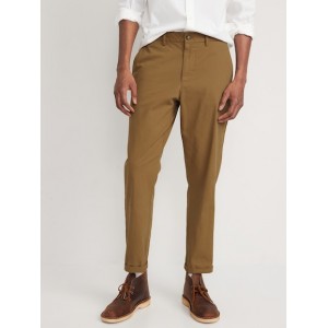 Loose Taper Built-In Flex Rotation Ankle-Length Chino Pants
