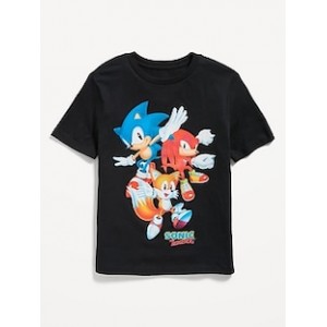 Sonic The Hedgehog Gender-Neutral Graphic T-Shirt for Kids Hot Deal