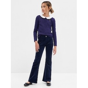 Kids High Rise Corduroy 70s Flare Jeans