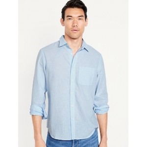 Classic Fit Everyday Linen-Blend Shirt Hot Deal