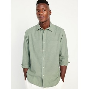 Classic Fit Everyday Linen-Blend Shirt Hot Deal