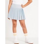 High-Waisted Pleated Performance Skort for Girls Hot Deal