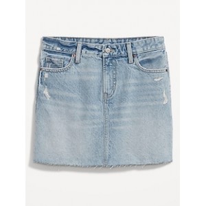 Mid-Rise OG Jean Mini Skirt