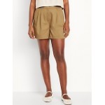 Extra High-Waisted Taylor Trouser Shorts -- 5-inch inseam