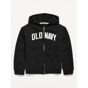 Logo-Graphic Zip-Front Hoodie for Boys