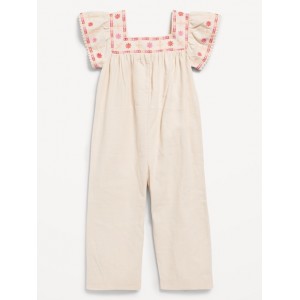 Printed Linen-Blend Wide-Leg Jumpsuit for Toddler Girls Hot Deal