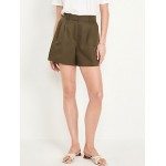 Extra High-Waisted Taylor Trouser Shorts -- 5-inch inseam Hot Deal