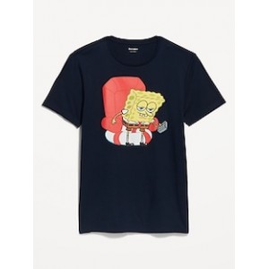 SpongeBob SquarePants Gender-Neutral T-Shirt for Adults Hot Deal