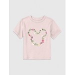 Toddler Mickey And Friends Floral Outline Graphic Tee