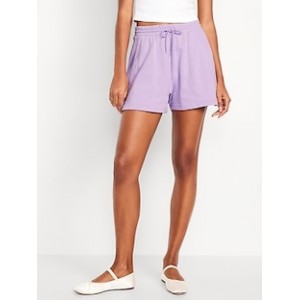 Extra High-Waisted Terry Shorts -- 3-inch inseam Hot Deal